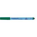 Staedtler Folienstift Lumocolor correctable 305 F, trocken abwischbar, mit Wischer, Strichstärke 0,6 mm, grün