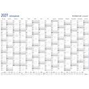 STAEDTLER Lumocolor-jaarplanner 2027, afwisbaar, incl. stift en toebehoren, DIN A1, liggend formaat