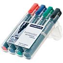STAEDTLER Lumocolor permanent marker 352, set van 4, diverse kleuren