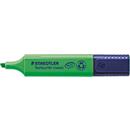 Staedtler Textmarker Textsurfer Classic, Keilspitze, Strichstärke 1-5 mm, mit Drehkappe, Recycling-Kunststoff, Schreibfarbe grün, 1 Stück