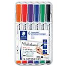 STAEDTLER whiteboard marker Lumocolor®, 1-2 mm, Set of 6
