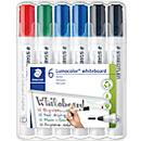 STAEDTLER Whiteboardmarker Set Lumocolor® 351, 6er Set, farbsortiert