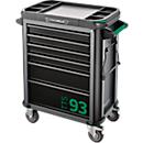 Stahlwille Werkstattwagen RAL 7016/9005, 6 Schubladen Vollauszug, Zentralverriegelung, 500 kg Traglast, 877x481x1000 mm