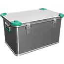 Standaard box, licht metaal, met stapelhoeken, 60 l