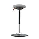 Standing/sitting stool S 300, height adjustable, multi-dimensional movement joint, seat height 590-850 mm, grey