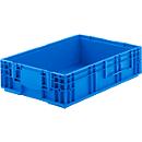 Stapelbak Euro RL-KLT 6147 - polypropeen - B 600 x D 400 mm- 25,7 l - tot 20 kg - blauw