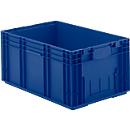 Stapelbak Euro RL-KLT 6280 - polypropeen - B 600 x D 400 mm - 52,1 l - tot 20 kg - blauw