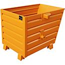 Stapelbare kantelbak BSK 70, voor legen middels een traverse