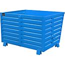 Stapelbare kiepbak BSK 150, blauw
