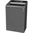 Station de tri Rubbermaid Configure, pour déchets résiduels, avec fixation magnétique, L 495 x P 610 x H 975 mm, 125 l, noir