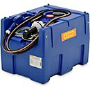 Station-service mobile CEMO Blue-Mobil EASY, avec pompe à membrane CEMATIC BLUE 12 V, réservoir de 200 l pour l'AdBlue®, L 800 x P 600 x H 590 mm