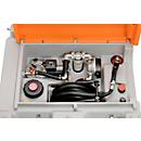 Station-service mobile CEMO DT-Mobil Easy Basic, réservoir combiné 850/100 l pour diesel et Adblue®, pompe électrique CematicDuo24/12 V, L 1270 x P 1070 x H 1120 mm