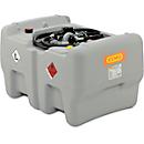Station-service mobile CEMO pompe électrique 12V,40l/min, pistolet automatique, polyéthylène, simple paroi, L 118 x P 80 x H 71 mm
