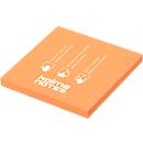 Statische Notizzettel Kolma Notes, 76 x 76 mm, 100 Blatt, orange