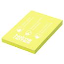 Statische Notizzettel Kolma Notes, A8, 100 Blatt, gelb