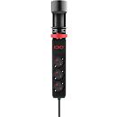 Steckdosenleiste Olympia IOIO SL 3000, 3-fach + 2 x USB-A und 1 x USB-C, Kabellänge 1,5 m, Polypropylen, schokobraun