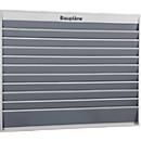 Stecktafel für Baupläne, 10 Schienen