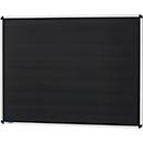 Stecktafel Ultradex Planrecord, Wandmontage, 61 waagerechte Schienen, B 1020 x T 22 x H 770 mm, Werkstoff und Aluminium, schwarz