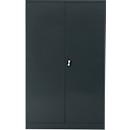 Steel cabinet, 4 shelves, 5 OH, H 1950 x W 920 x D 500 mm, anthracite gray/anthracite gray
