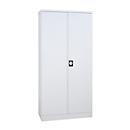 Steel cabinet, 4 shelves, 5 OH, H 1950 x W 920 x D 600 mm, light gray/light gray