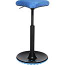 Stehhilfe Topstar Sitness H1, höhenverstellbar, um 360 ° drehbar, dynamisches Sitzen & Stehen, blau/blau