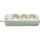 Stekkerdoos met beschermcontact - 3-voudig - wit
