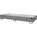 Stellinglekbak type RW-GR 3300-2, L 3250 x B 1300 mm, met rooster, verzinkt