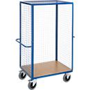 Stellingwagen met roosterwanden, 1150 x 720 x 1800 mm, 1 zijwand open