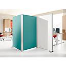 Stellwand Schallschutz System 40, Akustik- & Sichtschutz, B 800 x H 1600 mm, türkis
