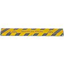 Step nosing profile, 30 x 110 x 660 mm, black/yellow, Step guard, Careful with step