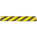 Step profile, 30 x 110 x 660 mm, black/yellow