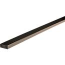 Stootrand type D, strekkende meter, zwart