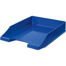 Storage basket HAN Classic, for A4/C4 format, with labeling field, stackable, W 255 x D 348 x H 65 mm, plastic, blue 10 pieces 