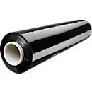 Stretchfolie, 20 micron, 500 mm x 300 m, zwart, 6 rollen