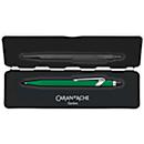 Stylo à bille Caran d'Ache 849 COLORMAT-X, avec Slimpack, clip métal, mécanisme à poussoir, vert