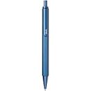 Stylo à bille Rhodia scRipt, corps en aluminium, mécanisme à poussoir, épaisseur de trait 0,7 mm, rechargeable, bleu marine