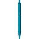 Stylo à bille Rhodia scRipt, corps en aluminium, mécanisme à poussoir, largeur de trait 0,7 mm, rechargeable, turquoise