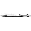 Stylo à bille Slider Rave, blanc et noir, lot de 5