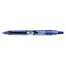 Stylo à encre gel PILOT Bottle 2 Pen BeGreen, bleu, largeur de trait 0,4 mm, indélébile, rechargeable, mécanisme à poussoir, 89 % de matériaux recyclés