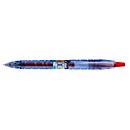 Stylo à encre gel PILOT Bottle 2 Pen BeGreen, rouge, largeur de trait 0,4 mm, rechargeable, mécanisme à poussoir, 89 % de matériaux recyclés