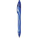 Stylo gel BIC Gel-ocity Quick Dry, mécanisme à pression, corps caoutchouté, épaisseur de trait 0,3 mm, 12 pièces, couleur d'encre bleu