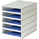 styro® ladebox Stryroval, 5 open laden, C4, polystyreen, blauw
