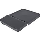 Sunware® lid, for Sigma Home transport box with volume 45 &amp; 60 l, L 403 x W 570 x H 50 mm, recycled polypropylene, anthracite