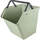 Sunware® Sigma Home transportbox, volume 60 l, inklapbare handgrepen, L 493 x B 388 x H 448 mm, gerecycled polypropeen, groen
