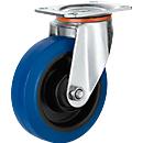 Supplément 2 roulettes directionnelles et 2 roulettes fixes, Ø 125 mm, caoutchouc élastique