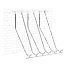 Support à vélos incliné verticalement WSM, 1 côté, p. pneus jusqu'à 60 mm de large, l. 2100 x P 1470 x H 2010 mm, acier galvanisé, pour 6 vélos