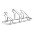 Support à vélos WSM, 1 côté, pour pneus jusqu'à 55 mm de large, l. 1050 x P 1850 x H 500 mm, acier galvanisé, 3 places de stationnement, non monté