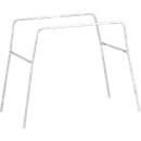 Support au sol pour cuve de rinçage 100 l, en tube d'acier galvanisé