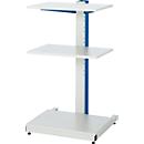 Support d'ordinateur type 6001, l. 650 x P 650 x H 1150 mm, fixe
