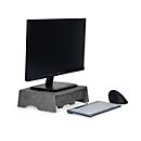 Support de moniteur Circular-Line Bakker Elkhuizen Q-riser 90, en matériau recyclé à 60%, L 300 x P 250 x H 90 mm, gris clair